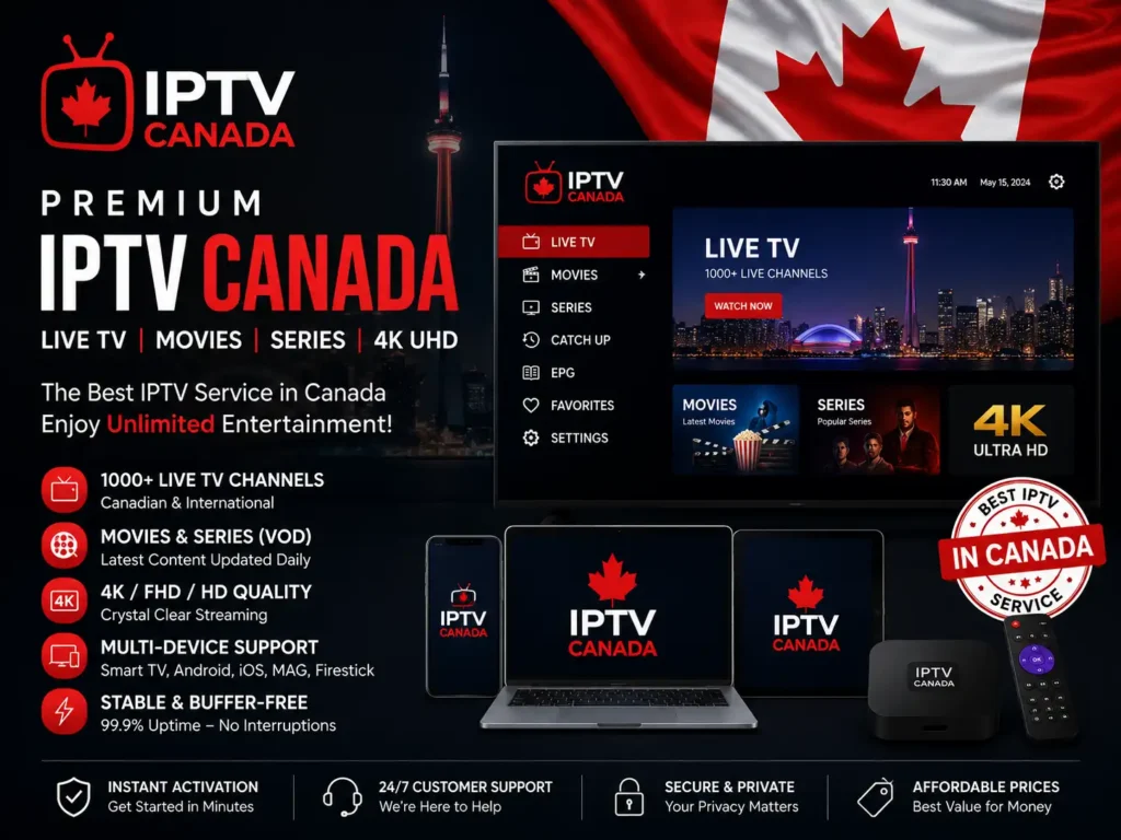 Affordable IPTV Canada Service in 2026