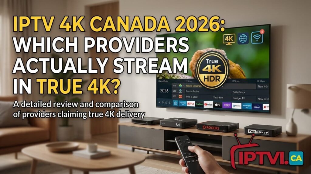 IPTV 4K Canada 2026 : Which Providers Actually Stream in True 4K?