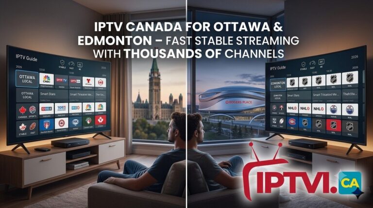 IPTV Canada for Ottawa & Edmonton – Fast Stable Streaming with Thousands of Channels
