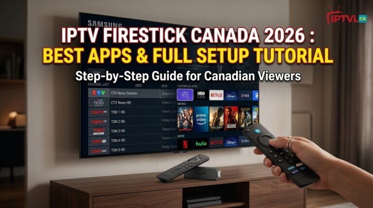 IPTV Firestick Canada 2026 : Best Apps & Full Setup Tutorial