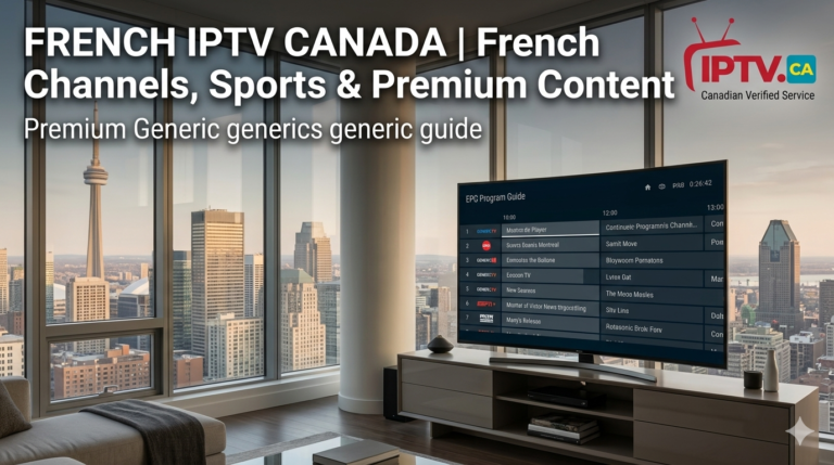 French IPTV Canada | French Channels, Sports & Premium Content