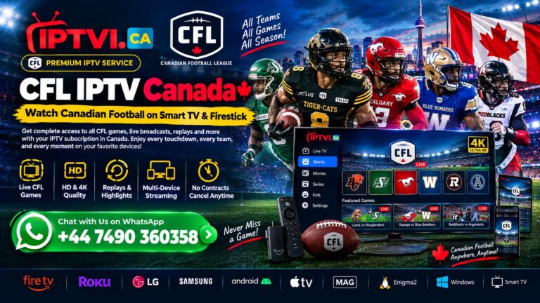 CFL IPTV Canada – Watch Canadian Football on Smart TV & Firestick