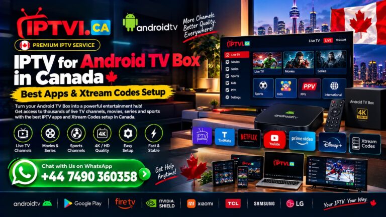 IPTV for Android TV Box in Canada – Best Apps & Xtream Codes Setup