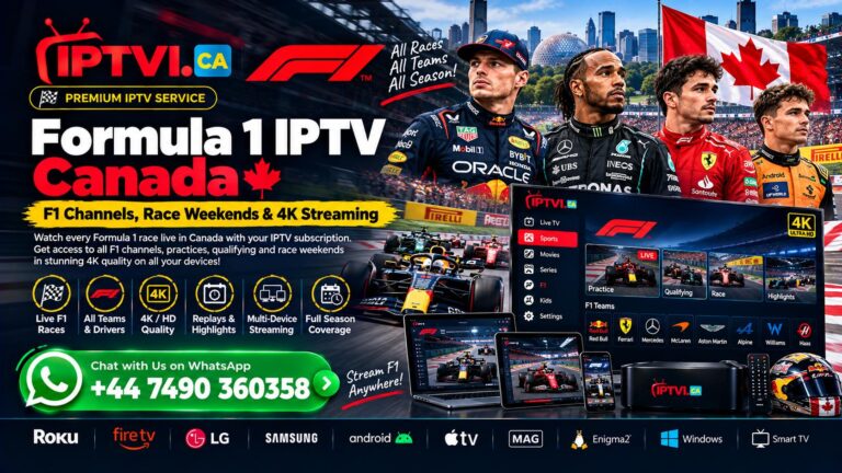 Formula 1 IPTV Canada – F1 Channels, Race Weekends & 4K Streaming