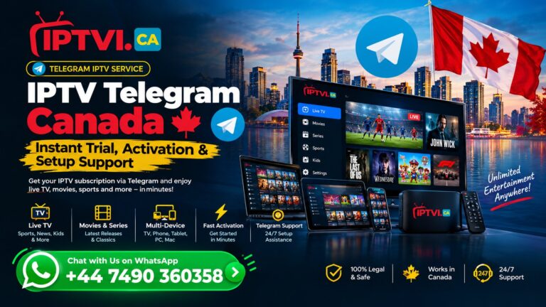 IPTV Telegram Canada – Instant Trial, Activation & Setup Support